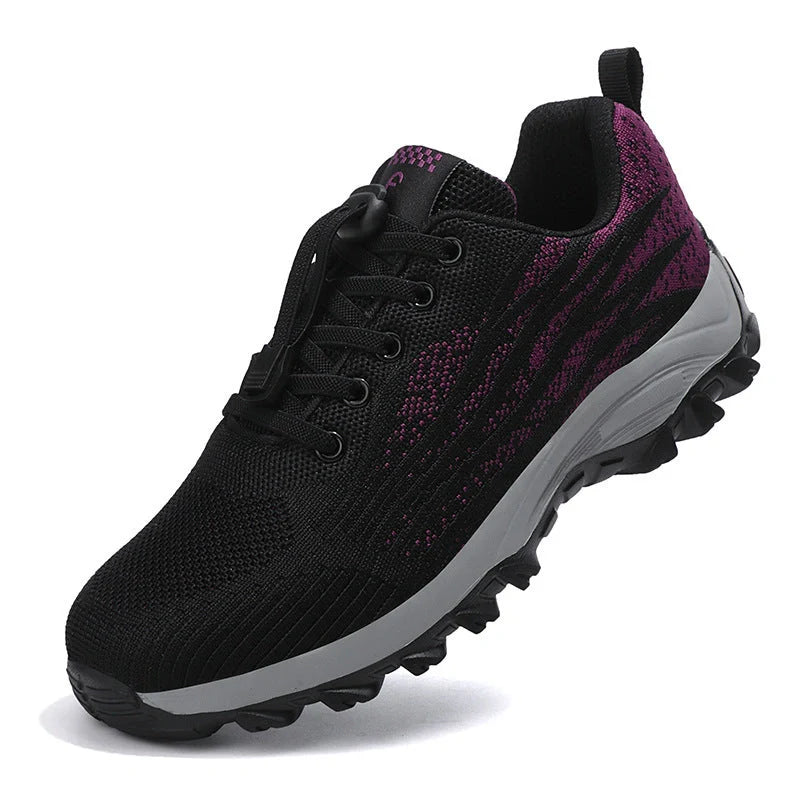 Anti-Slip & Comfortable Sneakers - Unisex black 7 purle