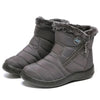 Anti-Slip Winter Boots with Warm Fur Lining - Unisex grey