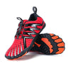 Barefoot Hiking Sneakers – Lightweight, Non-Slip - red