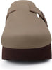  Boston Suede Slippers with Wedge Soles apricot1