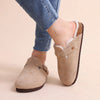 Boston comfortable & Warm Fur-Lined Slippers – Unisex apricot2