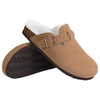 Boston comfortable & Warm Fur-Lined Slippers – Unisex brown