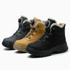 Warm Safety Boots with Rotating Button