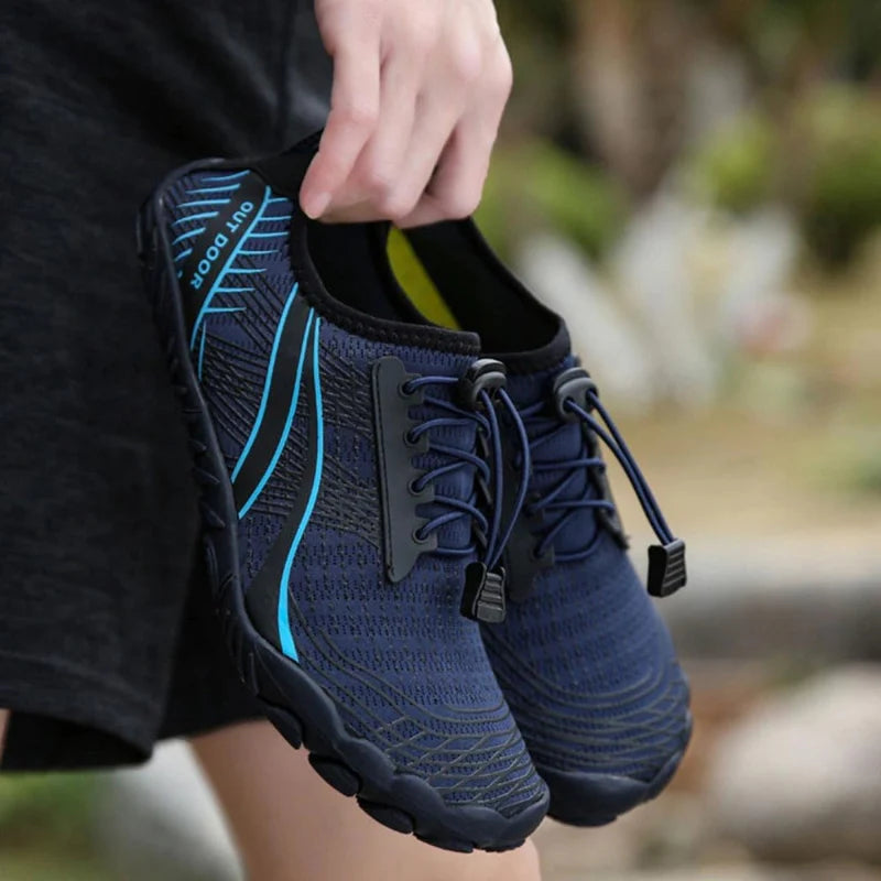 Breathable Anti-Slip Barefoot Water Sneakers - unisex blue2