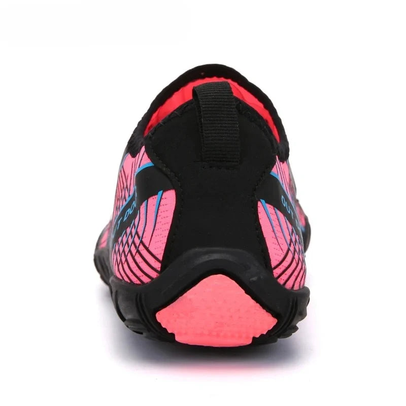 Breathable Anti-Slip Barefoot Water Sneakers - unisex pink2