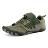 Breathable Barefoot Hiking Trainers green