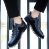 Breathable Casual Leather Sneakers blue1