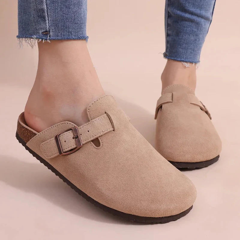 Breathable & Lightweight Boston Clog Slippers - Unisex apricot1