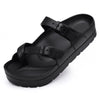 Breathable & Non-Slip Adjustable Double Buckle Sandals - For Women black