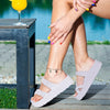 Breathable & Non-Slip Adjustable Double Buckle Sandals - For Women white1