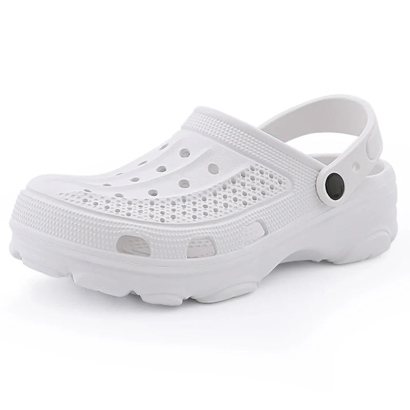 Breathable & Non-Slip Clogs white