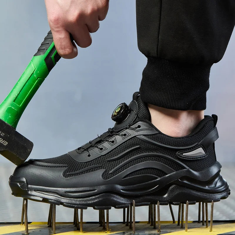 Breathable Safety Sneakers with Twist-Lock Closure1