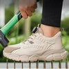 Breathable Safety Sneakers with Twist Lock beige1