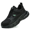 Breathable Safety Sneakers with Twist Lock black4