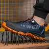 Breathable Safety Trainers with Steel Toe Cap orange1
