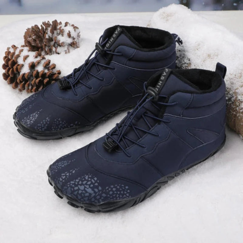 Comfortable & Anti-Slip Barefoot Winter Boots – Unisex blue1