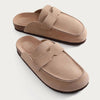 Comfortable & Breathable Suede Clogs apricot3
