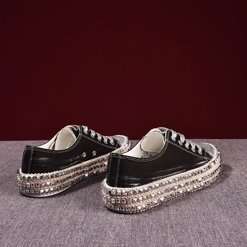  Comfortable & Casual Platform Trainers black1