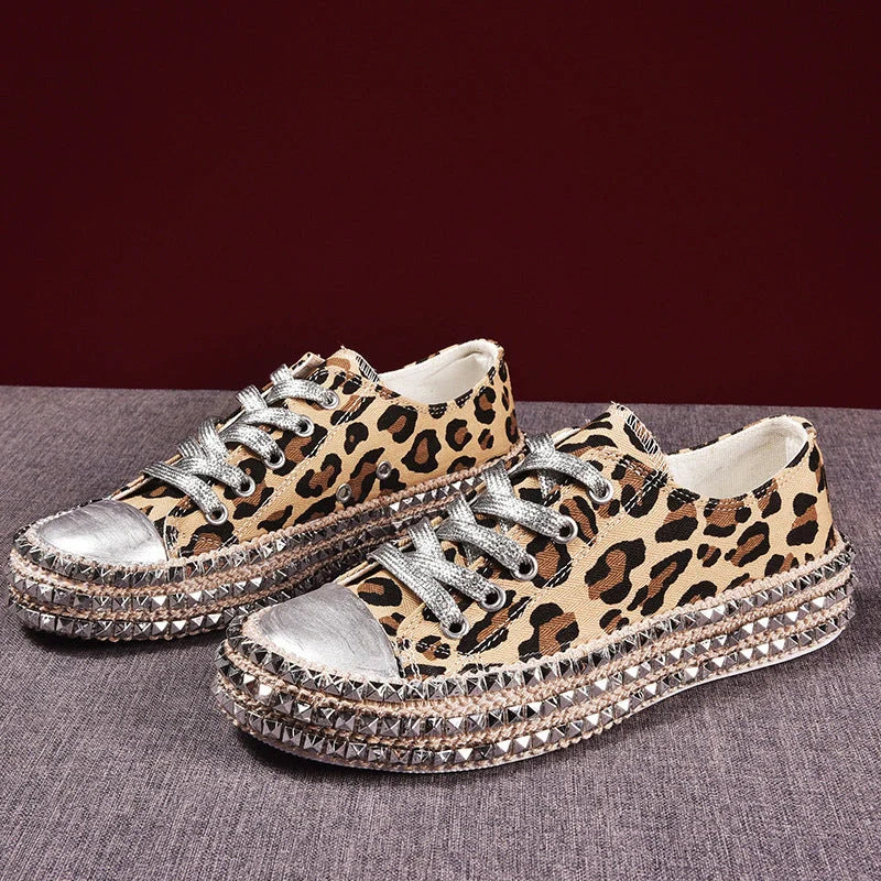  Comfortable & Casual Platform Trainers leopard1