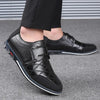 Comfortable Genuine Leather Moccasin black1
