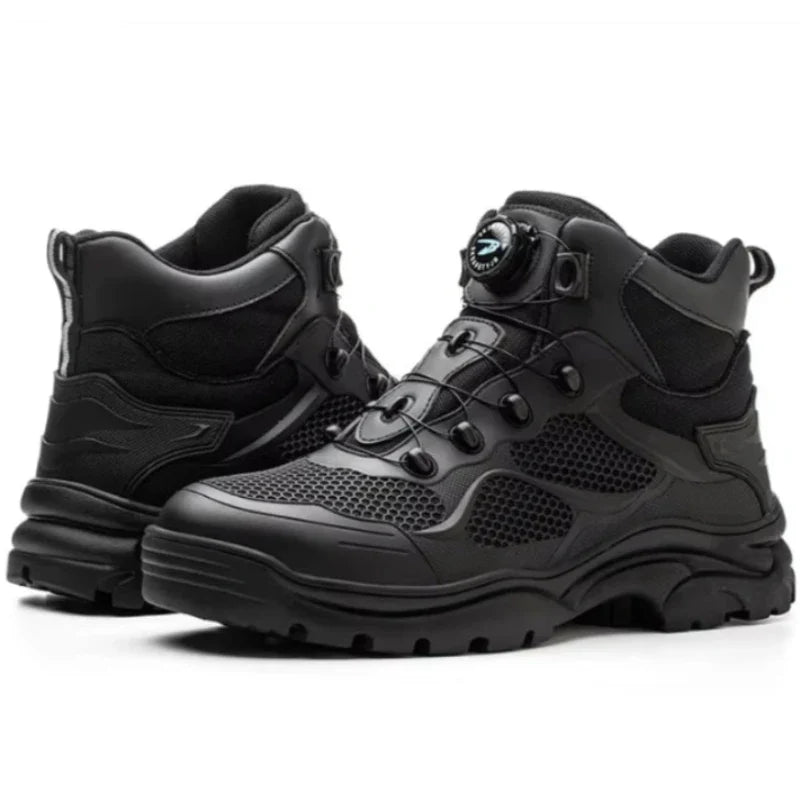 Comfortable High-Top Safety Sneakers with Rotating Button2