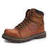 Comfortable Leather Safety Boots with Anti-Crush brown