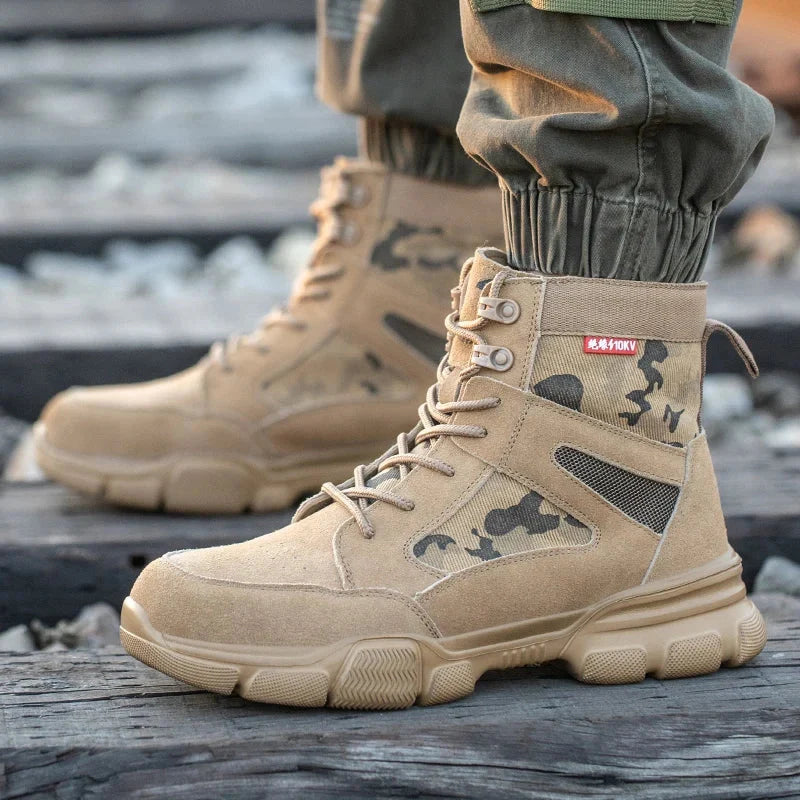 Comfortable Military-Style Safety Boots5