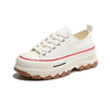 Comfortable & Platform Chunky Sneakers white