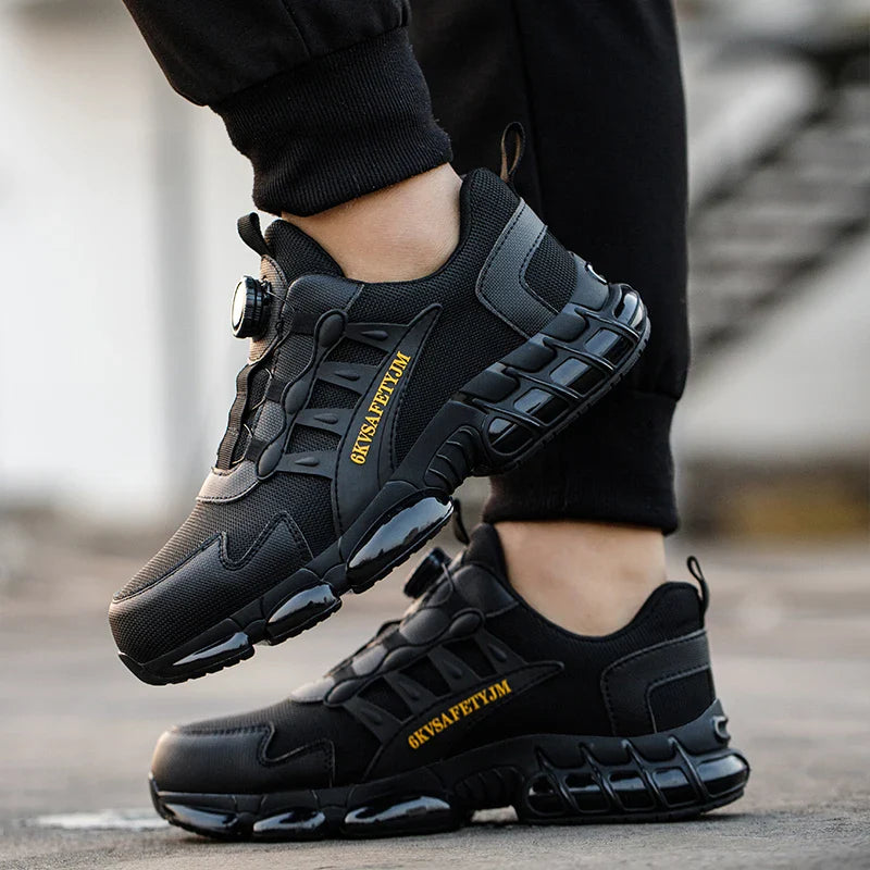 Comfortable Safety Sneakers with Rotating Lace1