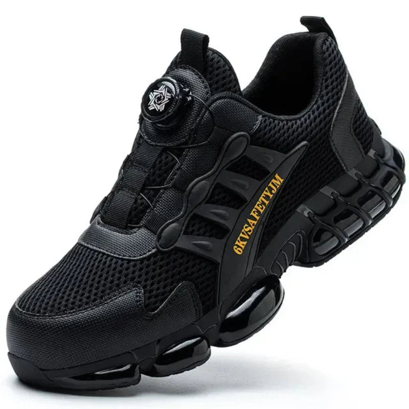 Comfortable Safety Sneakers with Rotating Lace2
