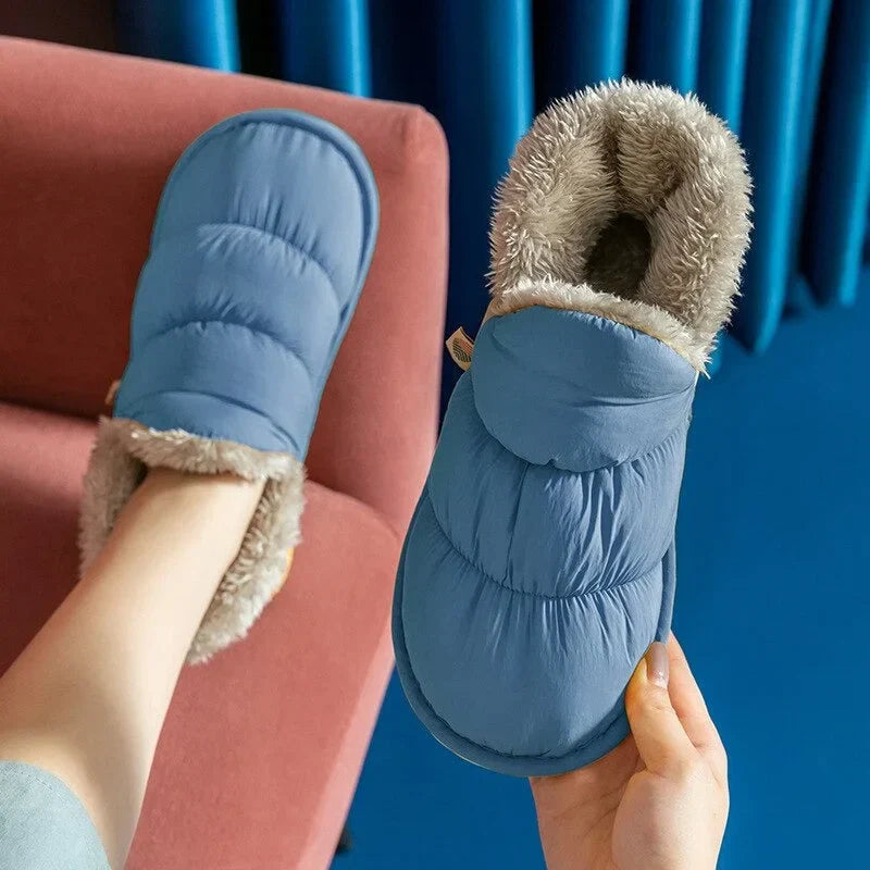 Comfortable & Soft Winter Slippers - Unisex blue