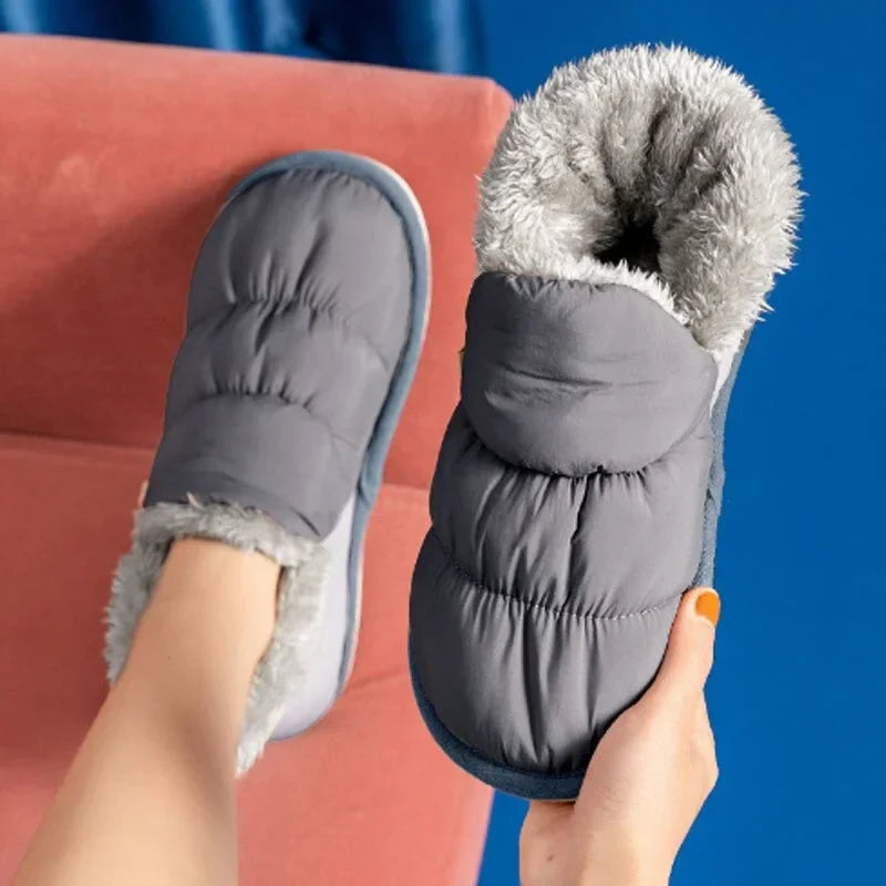 Comfortable & Soft Winter Slippers - Unisex grey