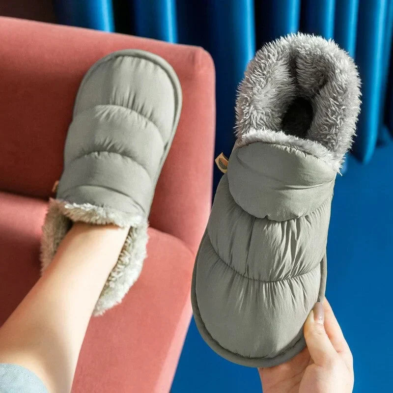 Comfortable & Soft Winter Slippers - Unisex grey1