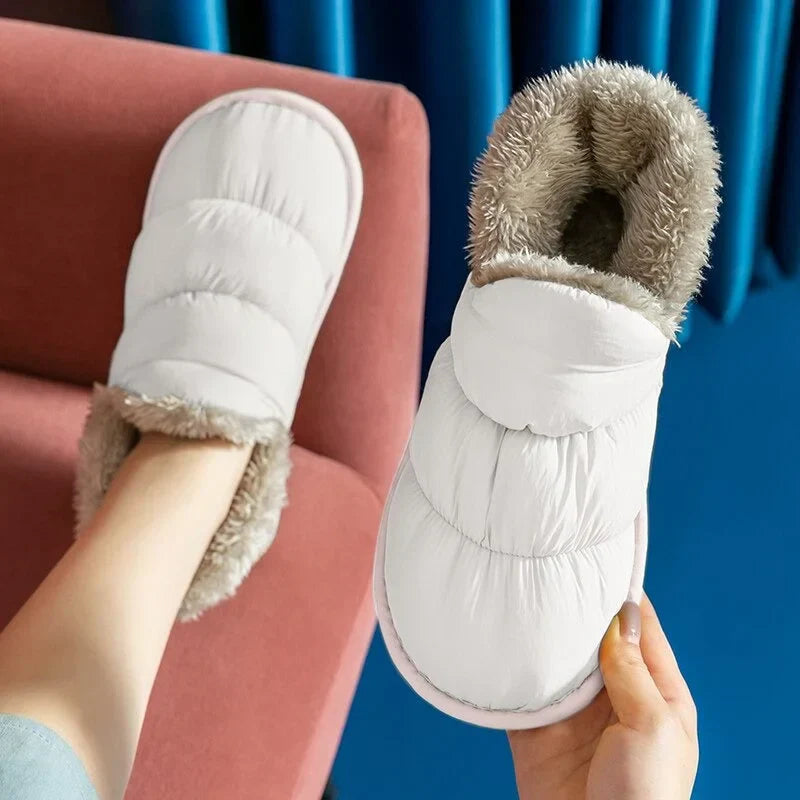 Comfortable & Soft Winter Slippers - Unisex white