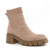 Comfortable Suede Chelsea Boots apricot
