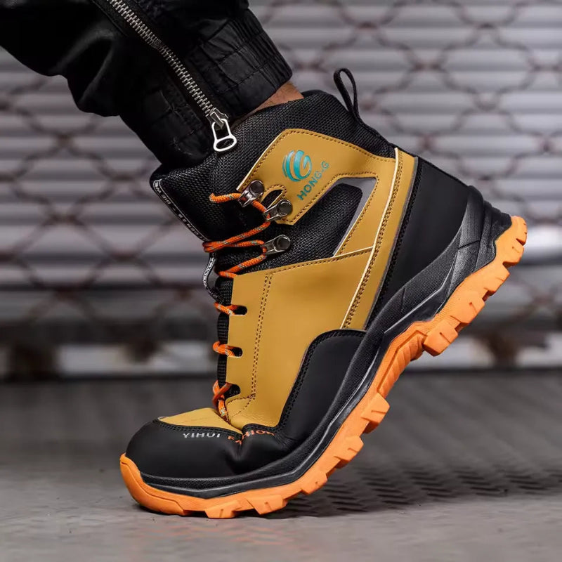 Comfortable & Waterproof Work Boots yellow10