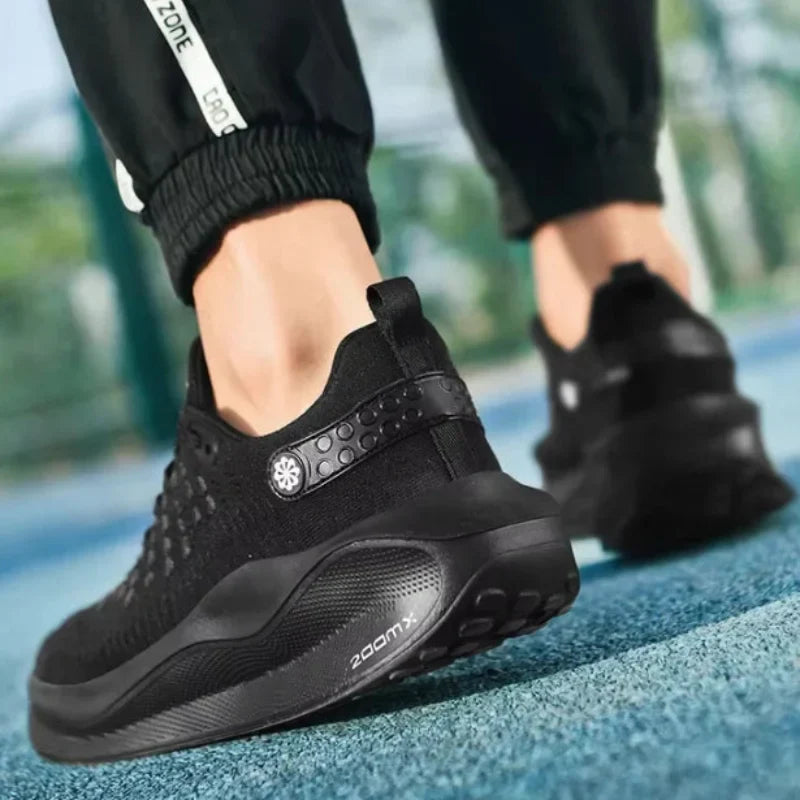 Cushioned & Breathable Sports Sneakers black1