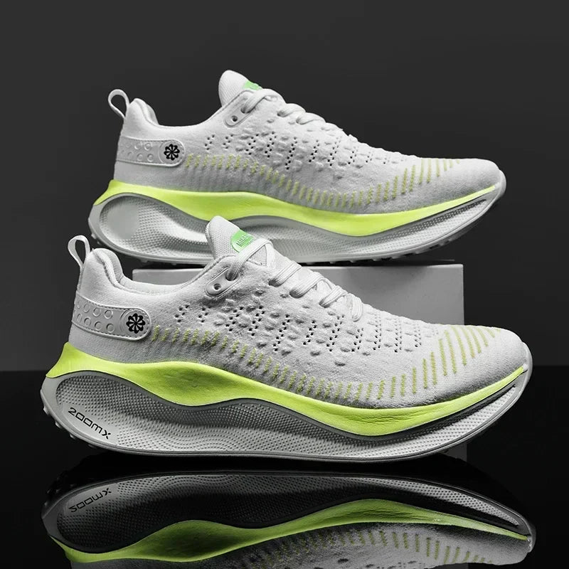Cushioned & Breathable Sports Sneakers white