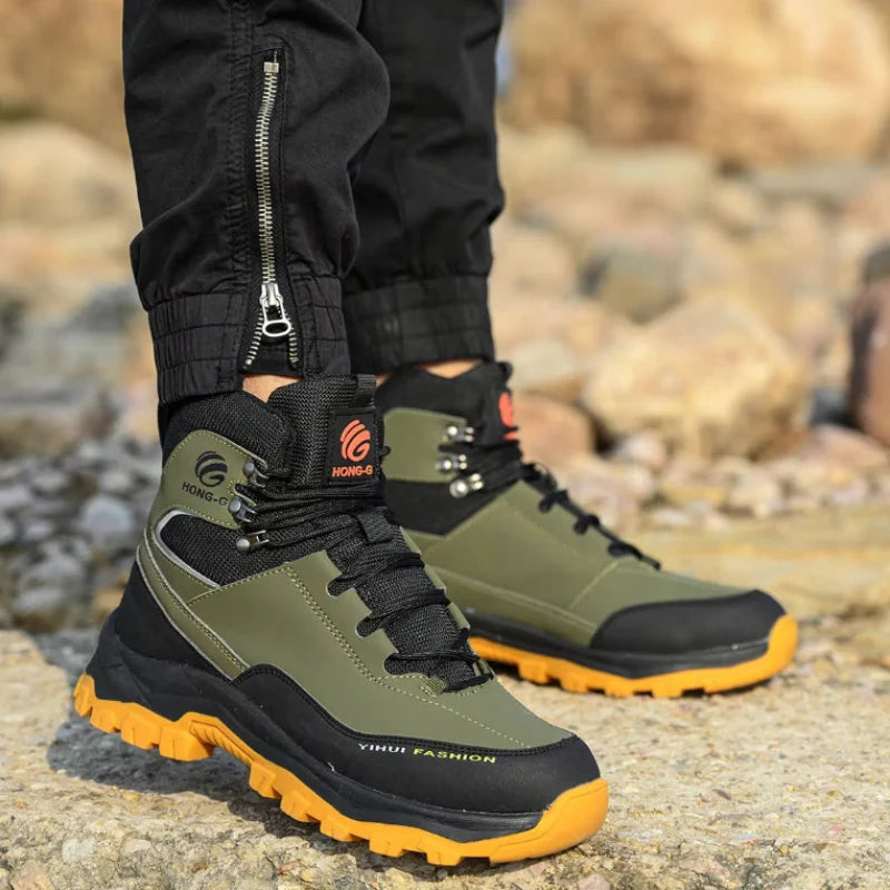 Durable & Breathable Safety Boots – Unisex green