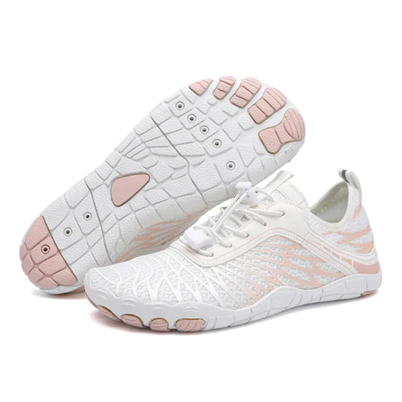 Fast-drying & Breathable barefoot sneakers white