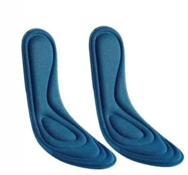 Flexible & Anti-Bacterial Memory Foam Insoles blue