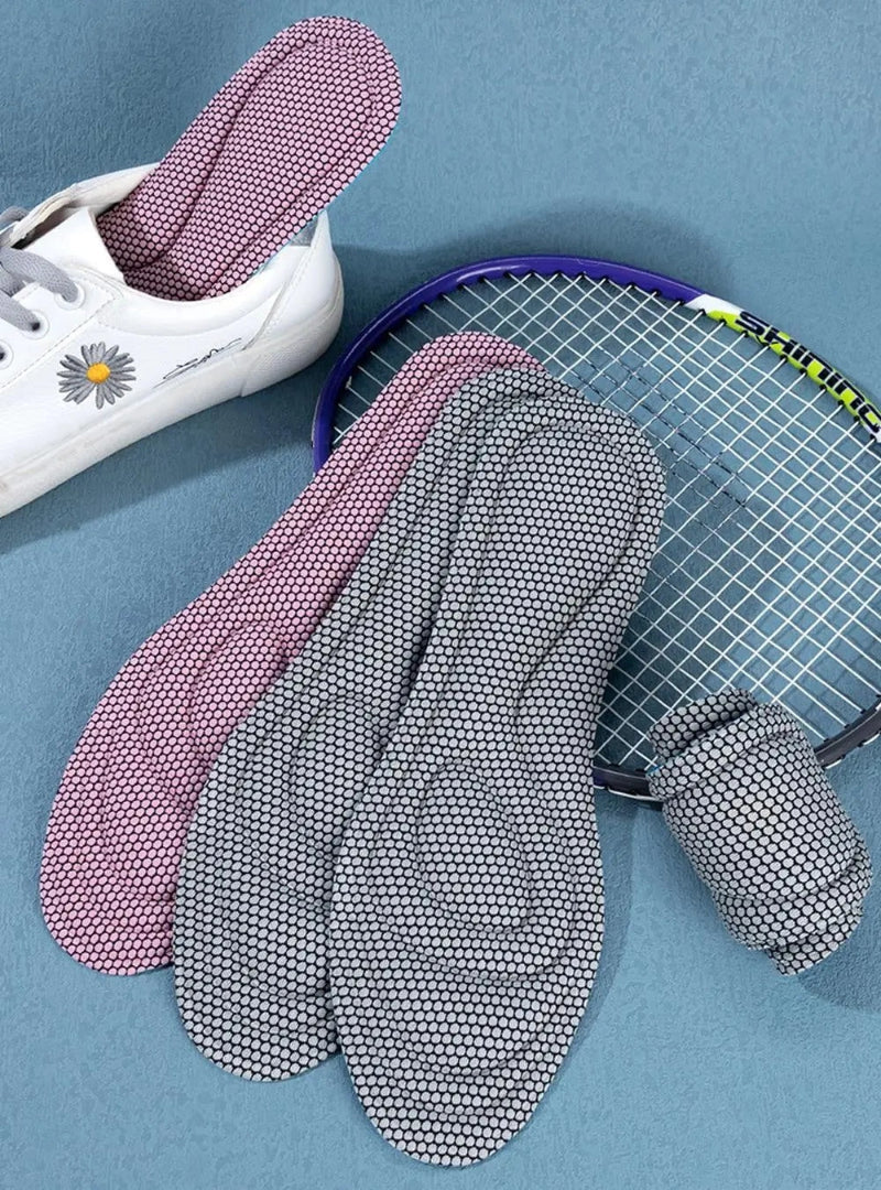 Flexible & Anti-Bacterial Memory Foam Insoles grey1