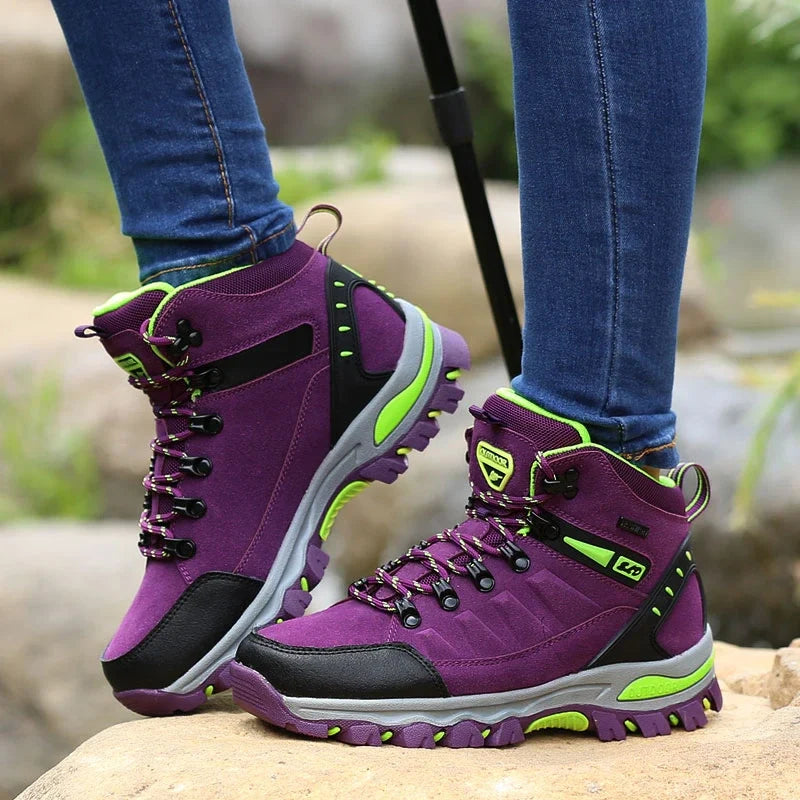Flexible & Anti-Slip Hiking & Trekking Boots - Unisex purple1