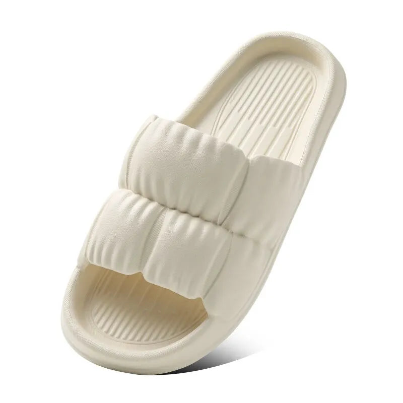 Flexible & Anti-Slip Slides - Unisex white