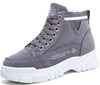 High-Top Winter Trainers with Warm Lining grey1