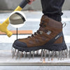 Indestructible Safety Boots with Steel Toe Cap brown