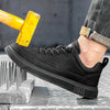 Laceless Waterproof Steel Toe Safety Sneakers black1