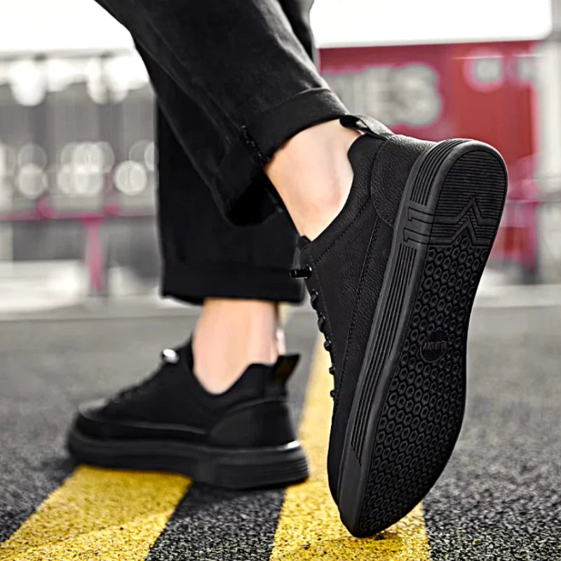 Laceless Waterproof Steel Toe Safety Sneakers black3