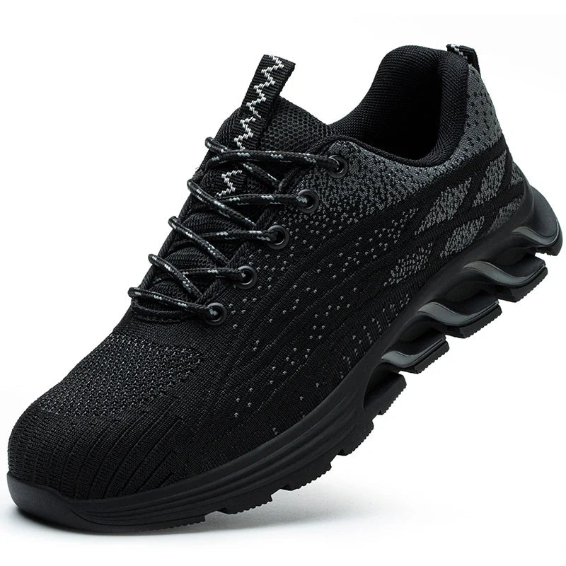 Lightweight & Anti-puncture Safety Sneakers black