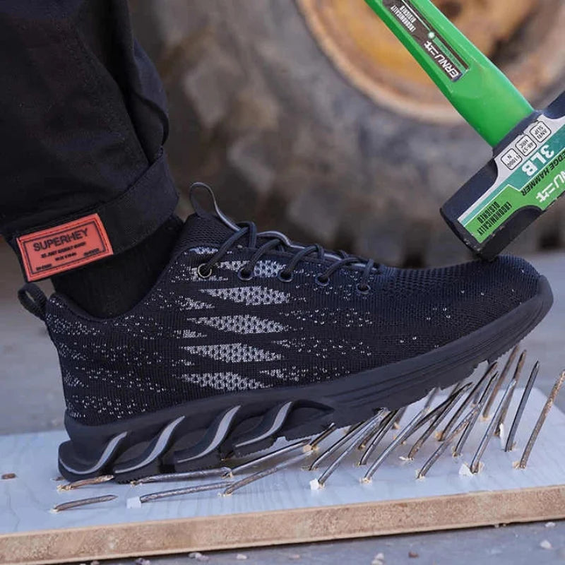 Lightweight & Anti-puncture Safety Sneakers black1